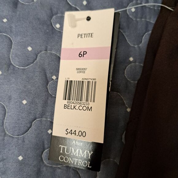 Kim Rogers brown capri pants size 6 Petite NWT - Picture 5 of 8